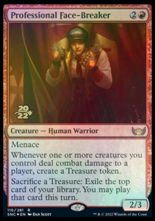 Professional Face-Breaker [Streets of New Capenna Prerelease Promos] | Gaming Infinity