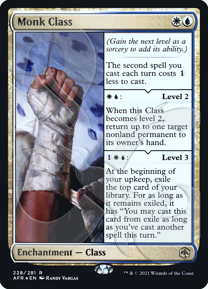 Monk Class (Ampersand Promo) [Dungeons & Dragons: Adventures in the Forgotten Realms Promos] | Gaming Infinity