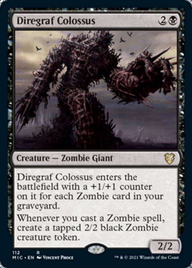 Diregraf Colossus [Innistrad: Midnight Hunt Commander] | Gaming Infinity