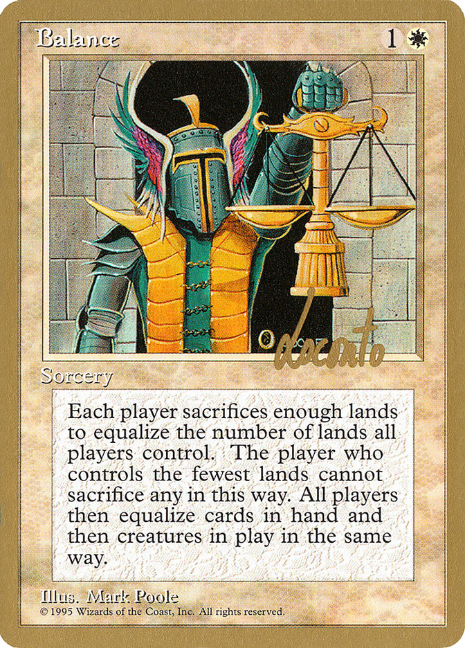 Balance (Michael Loconto) [Pro Tour Collector Set] | Gaming Infinity