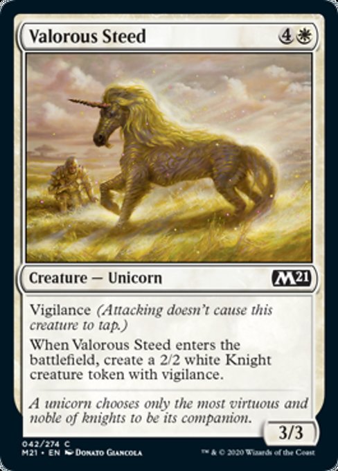 Valorous Steed [Core Set 2021] | Gaming Infinity