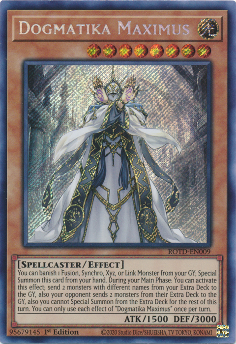 Dogmatika Maximus [ROTD-EN009] Secret Rare | Gaming Infinity