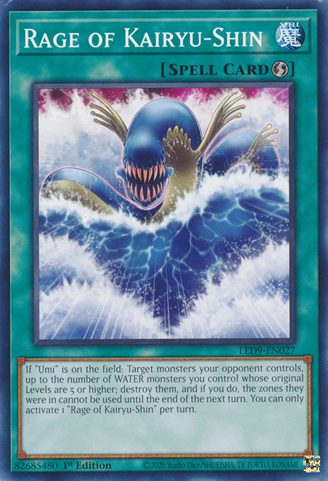 Rage of Kairyu-Shin [LED9-EN027] Common | Gaming Infinity