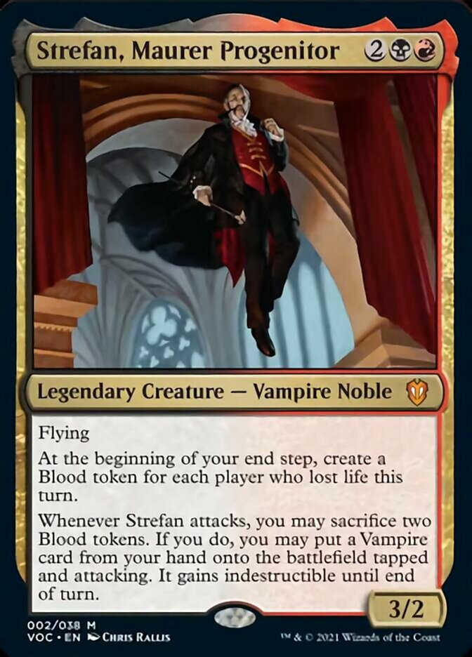 Strefan, Maurer Progenitor (Display Commander) [Innistrad: Crimson Vow Commander] | Gaming Infinity