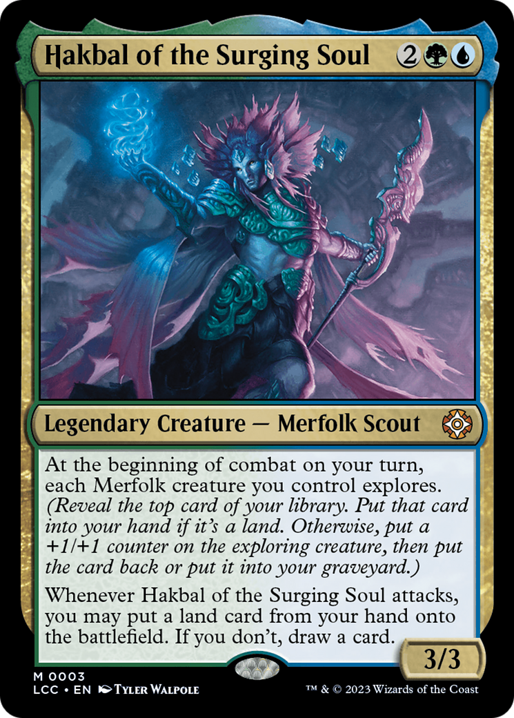 Hakbal of the Surging Soul [The Lost Caverns of Ixalan Commander] | Gaming Infinity