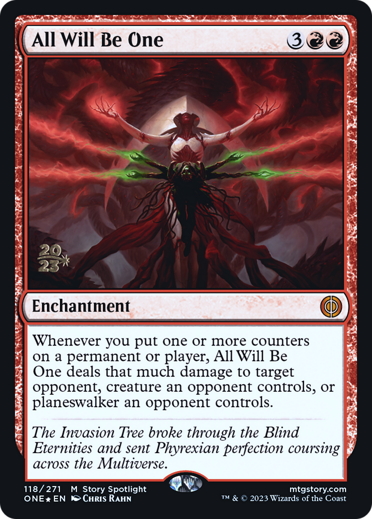 All Will Be One [Phyrexia: All Will Be One Prerelease Promos] | Gaming Infinity