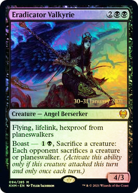 Eradicator Valkyrie  [Kaldheim Prerelease Promos] | Gaming Infinity