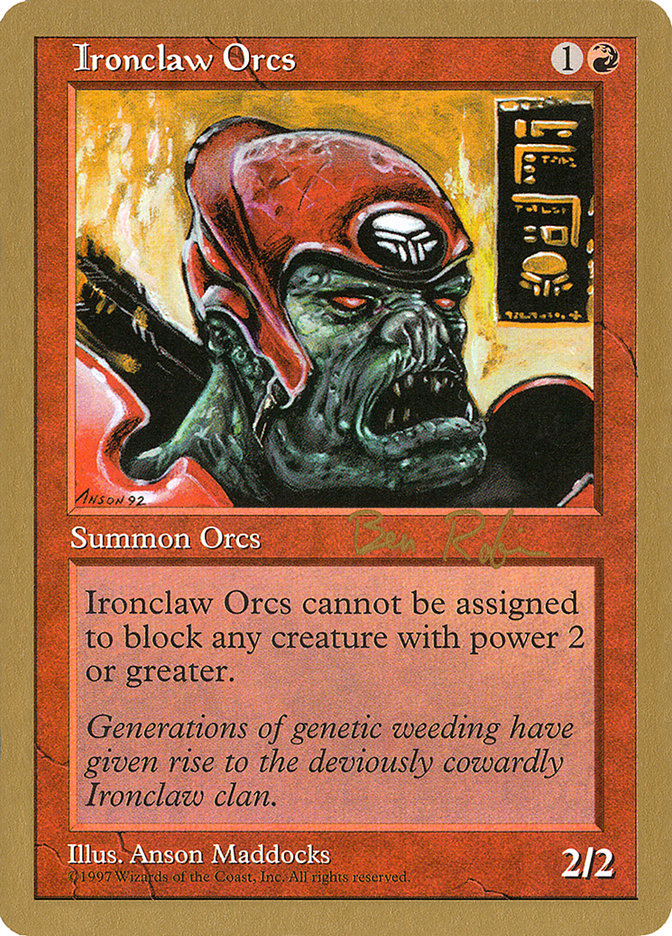 Ironclaw Orcs (Ben Rubin) [World Championship Decks 1998] | Gaming Infinity