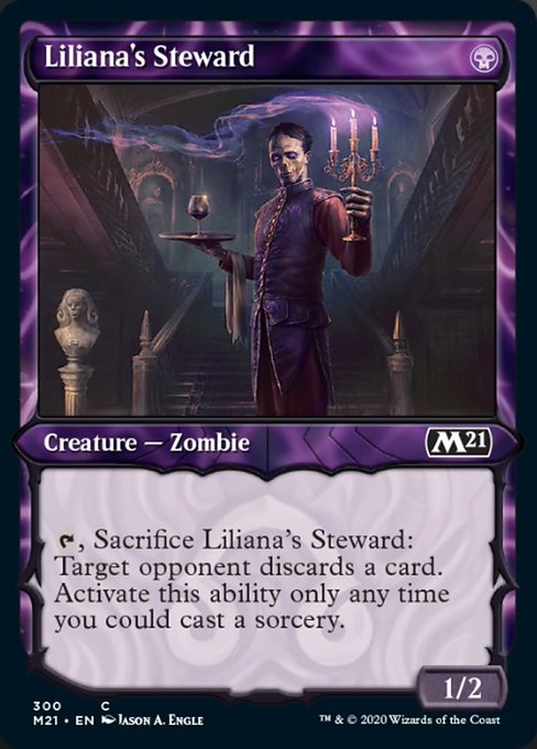 Liliana's Steward (Showcase) [Core Set 2021] | Gaming Infinity
