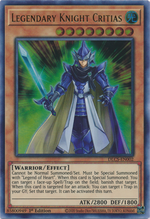 Legendary Knight Critias [DLCS-EN002] Ultra Rare | Gaming Infinity