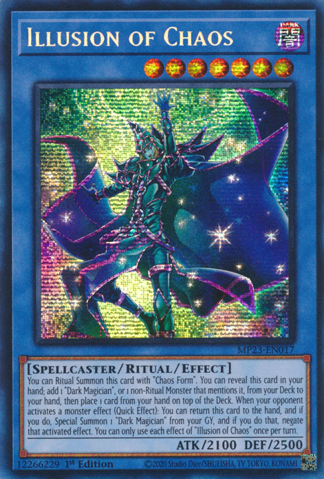 Illusion of Chaos [MP23-EN017] Prismatic Secret Rare | Gaming Infinity