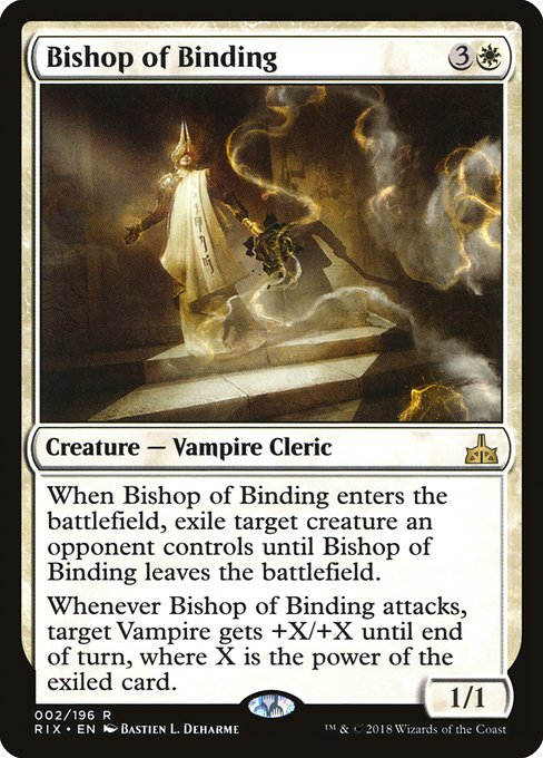 Bishop of Binding [Rivals of Ixalan] | Gaming Infinity