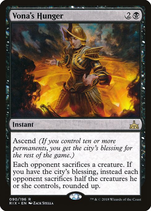 Vona's Hunger [Rivals of Ixalan] | Gaming Infinity