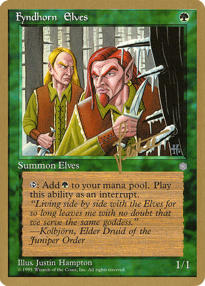 Fyndhorn Elves (Bertrand Lestree) [Pro Tour Collector Set] | Gaming Infinity