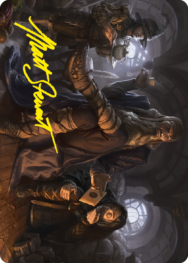 Sharkey, Tyrant of the Shire Art Card (Gold-Stamped Signature) [The Lord of the Rings: Tales of Middle-earth Art Series] | Gaming Infinity