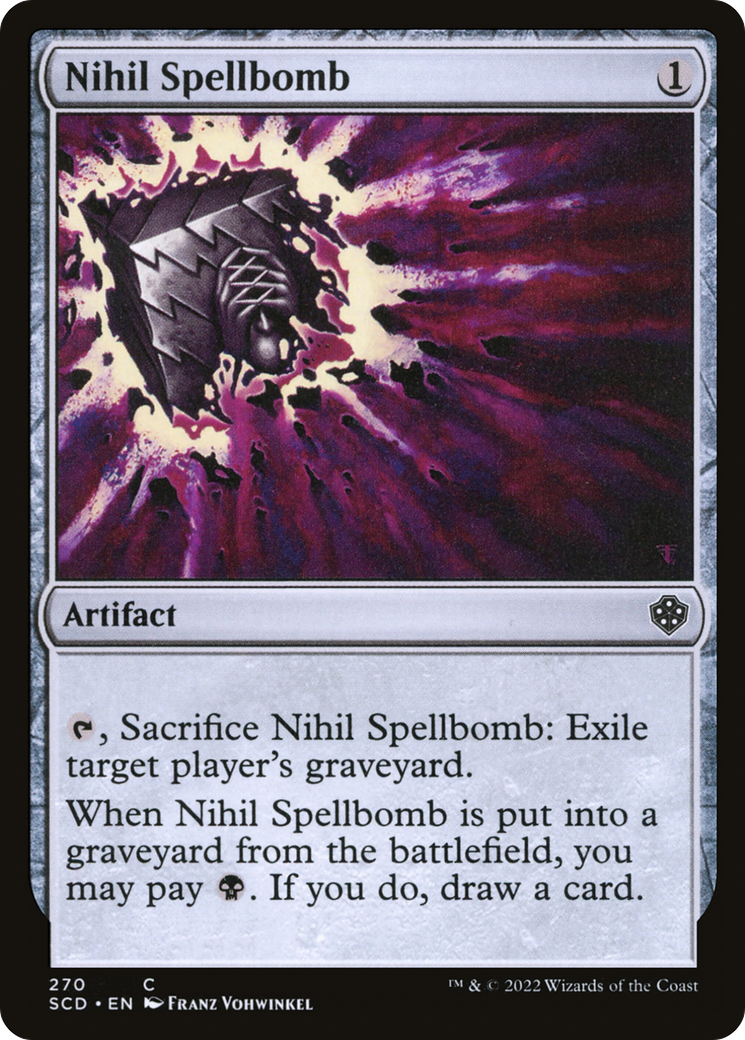 Nihil Spellbomb [Starter Commander Decks] | Gaming Infinity