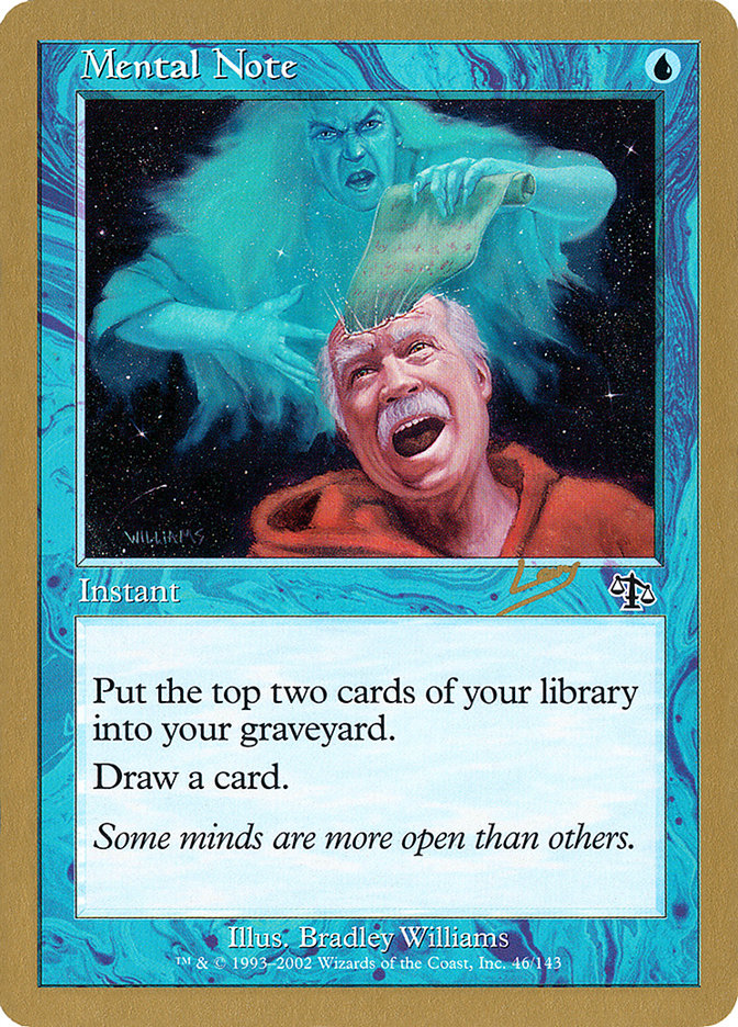 Mental Note (Raphael Levy) [World Championship Decks 2002] | Gaming Infinity