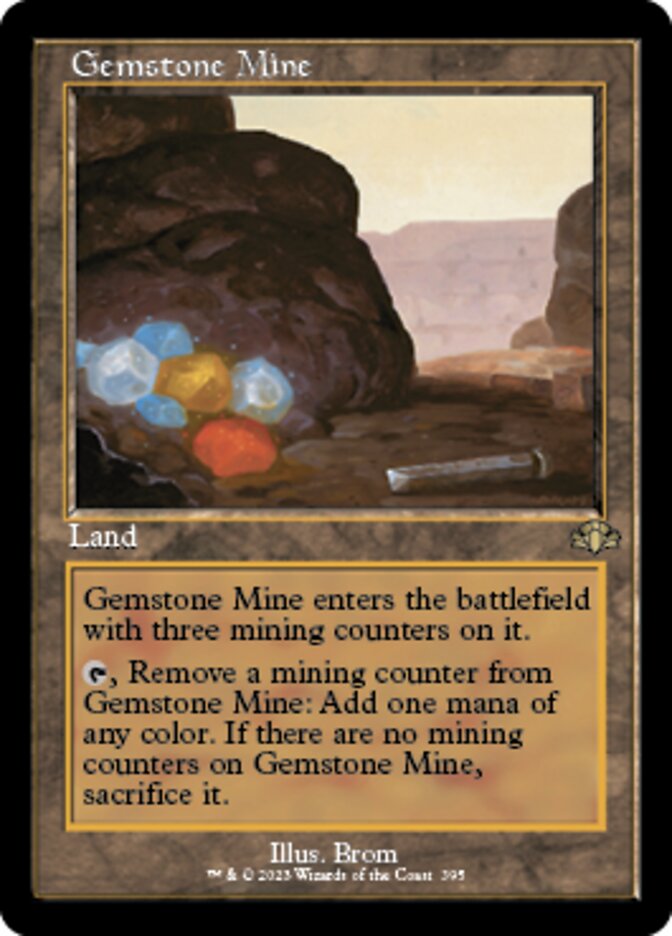 Gemstone Mine (Retro) [Dominaria Remastered] | Gaming Infinity