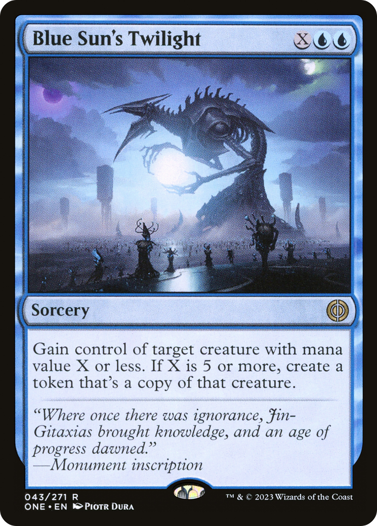 Blue Sun's Twilight [Phyrexia: All Will Be One] | Gaming Infinity