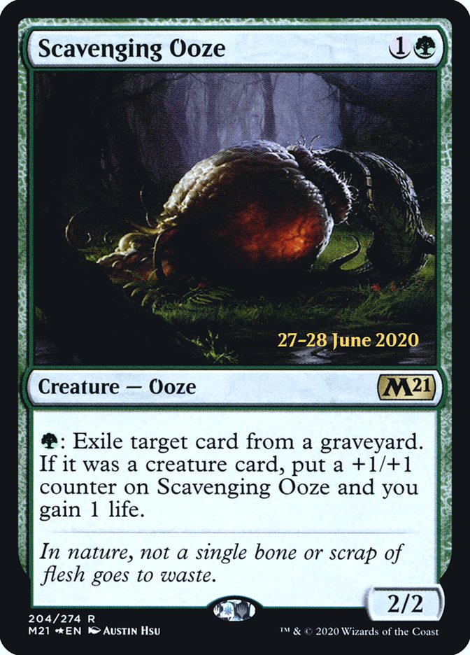 Scavenging Ooze  [Core Set 2021 Prerelease Promos] | Gaming Infinity