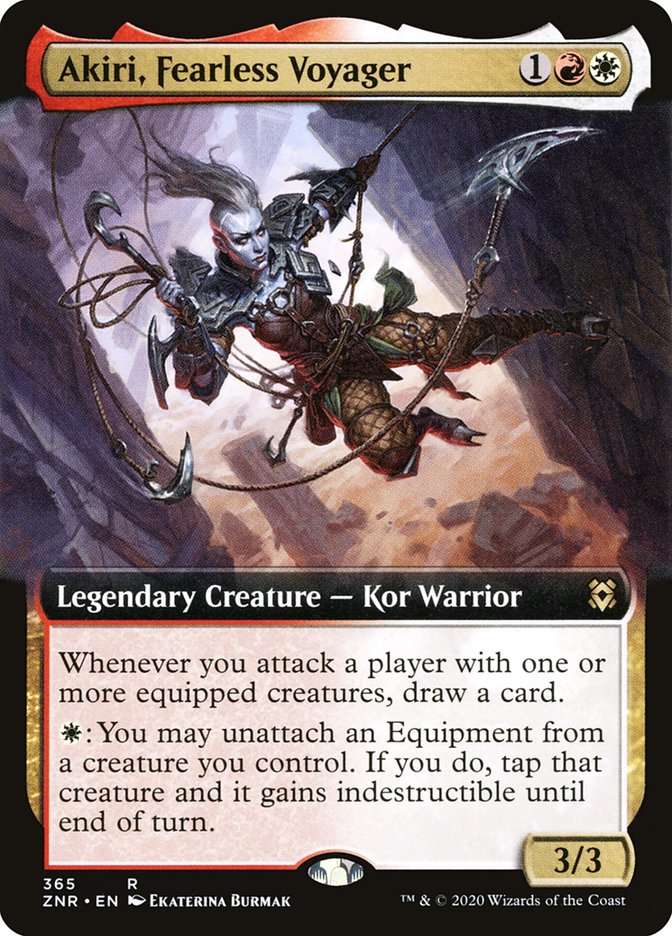 Akiri, Fearless Voyager (Extended Art) [Zendikar Rising] | Gaming Infinity