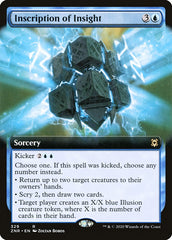 Inscription of Insight (Extended Art) [Zendikar Rising] | Gaming Infinity
