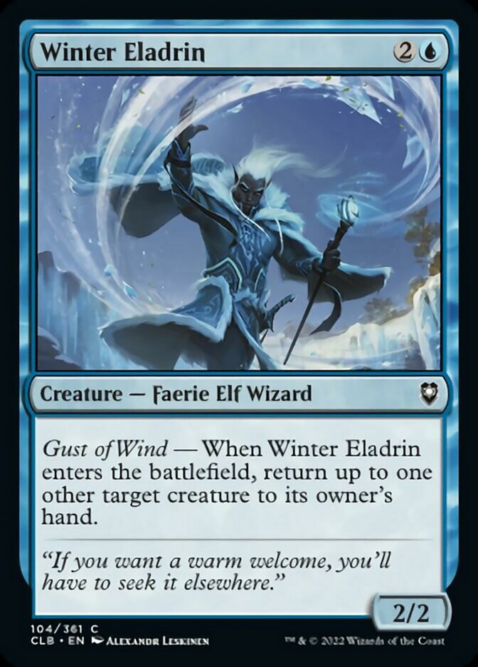 Winter Eladrin [Commander Legends: Battle for Baldur's Gate] | Gaming Infinity