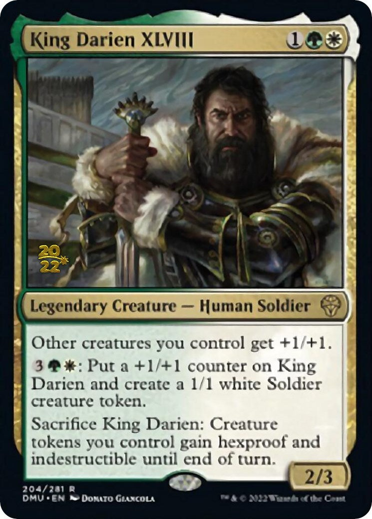 King Darien XLVIII [Dominaria United Prerelease Promos] | Gaming Infinity