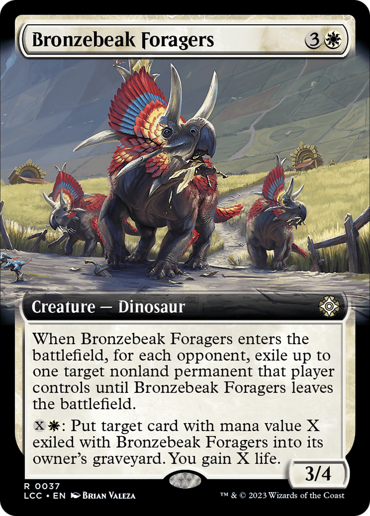 Bronzebeak Foragers (Extended Art) [The Lost Caverns of Ixalan Commander] | Gaming Infinity