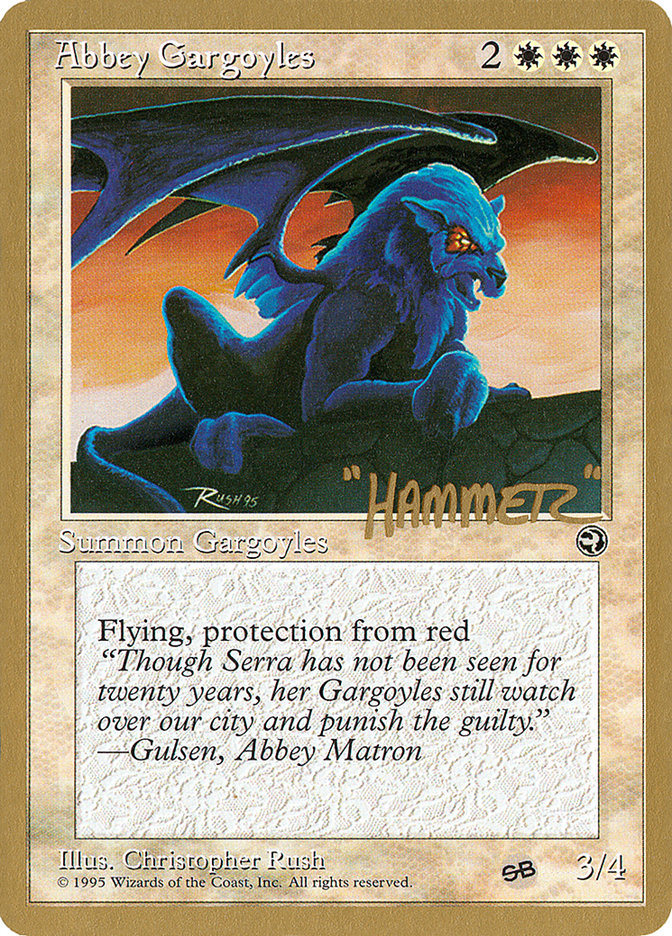 Abbey Gargoyles (Shawn "Hammer" Regnier) (SB) [Pro Tour Collector Set] | Gaming Infinity