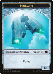 Myr // Pentavite Double-sided Token [Commander 2014 Tokens] | Gaming Infinity