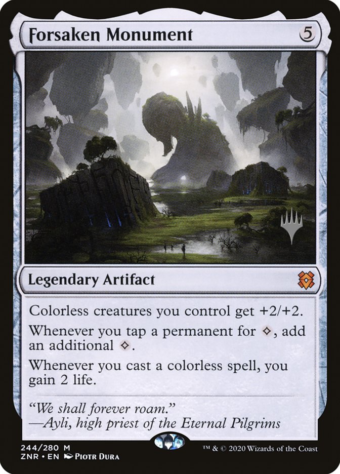 Forsaken Monument (Promo Pack) [Zendikar Rising Promos] | Gaming Infinity