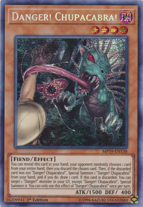 Danger! Chupacabra! [MP19-EN138] Prismatic Secret Rare | Gaming Infinity