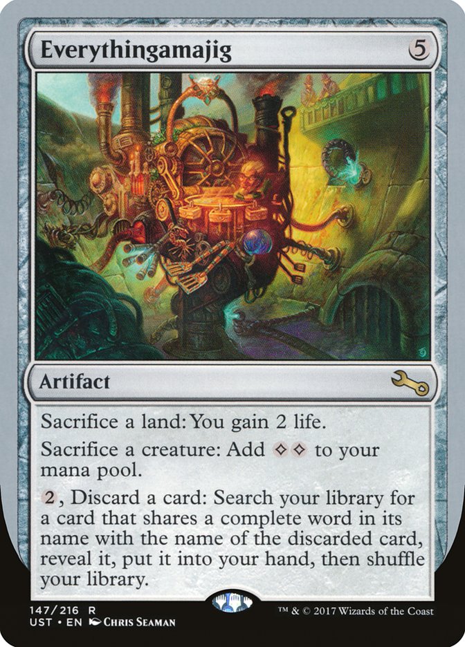 Everythingamajig ("Sacrifice a Land") [Unstable] | Gaming Infinity