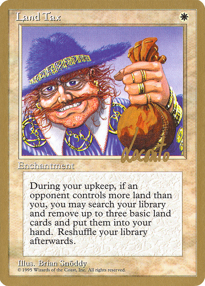 Land Tax (Michael Loconto) [Pro Tour Collector Set] | Gaming Infinity