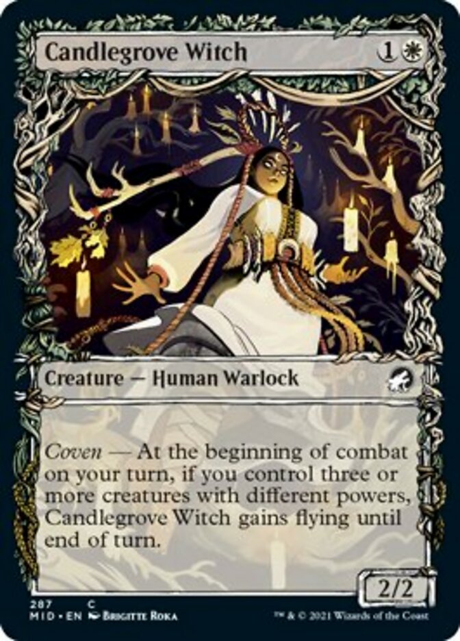 Candlegrove Witch (Showcase Equinox) [Innistrad: Midnight Hunt] | Gaming Infinity