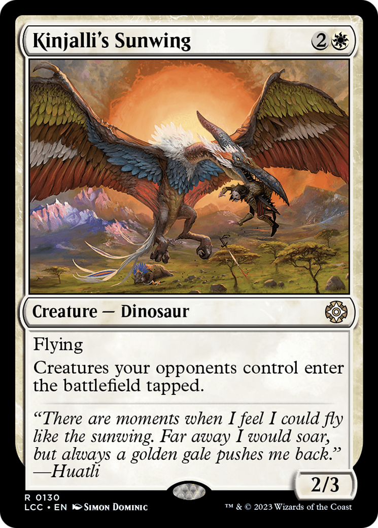 Kinjalli's Sunwing [The Lost Caverns of Ixalan Commander] | Gaming Infinity