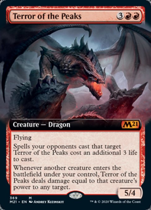Terror of the Peaks (Extended Art) [Core Set 2021] | Gaming Infinity