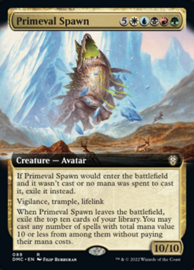 Primeval Spawn (Extended Art) [Dominaria United Commander] | Gaming Infinity