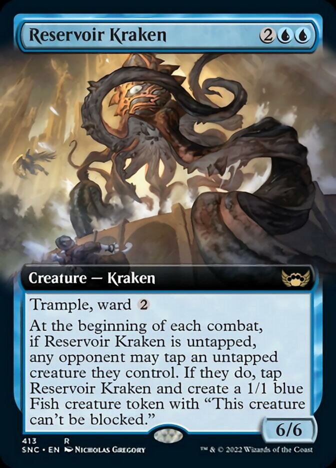 Reservoir Kraken (Extended Art) [Streets of New Capenna] | Gaming Infinity