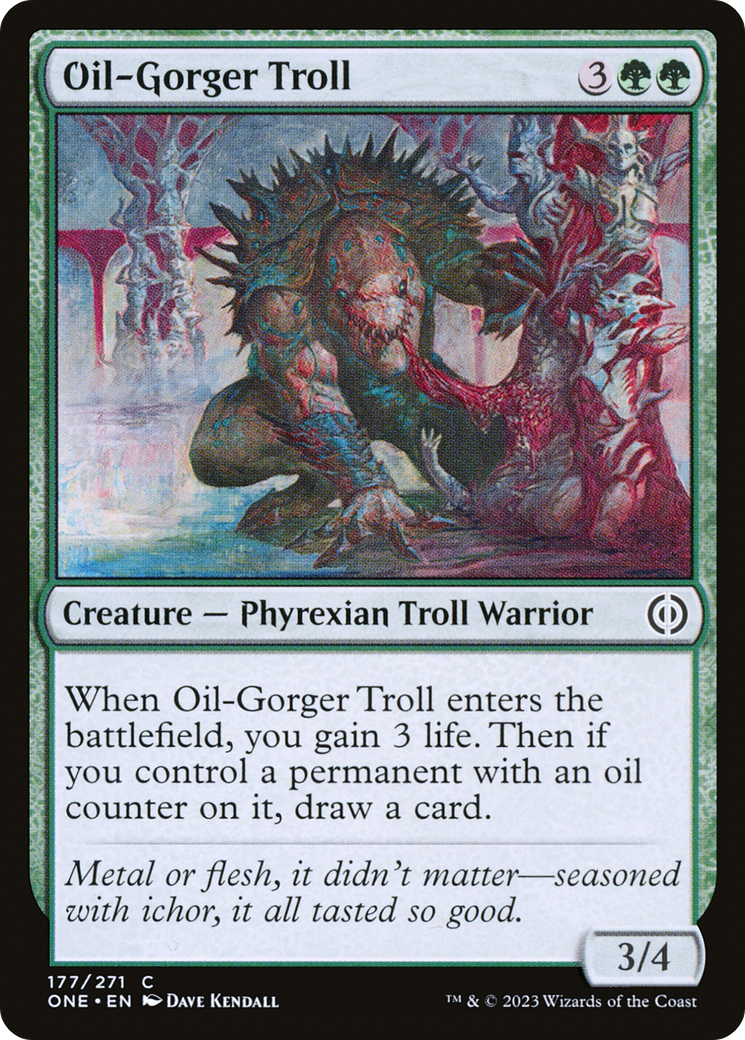 Oil-Gorger Troll [Phyrexia: All Will Be One] | Gaming Infinity