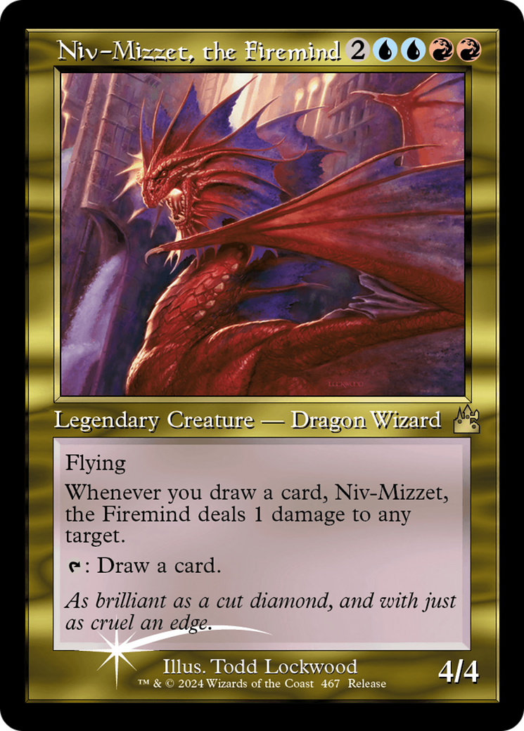 Niv-Mizzet, the Firemind (Retro Frame) [Ravnica Remastered] | Gaming Infinity