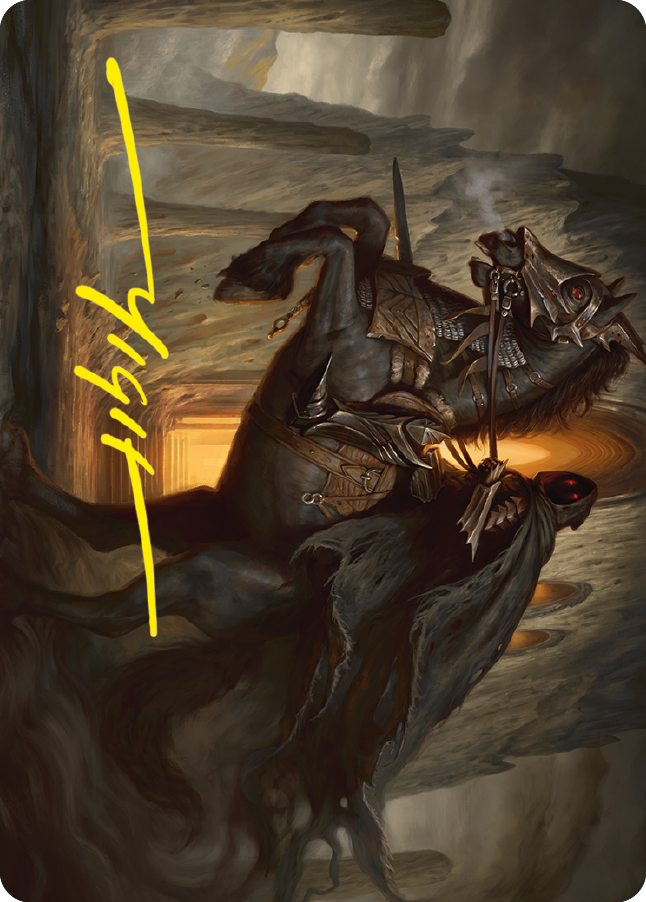Nazgul Art Card (Gold-Stamped Signature) [The Lord of the Rings: Tales of Middle-earth Art Series] | Gaming Infinity