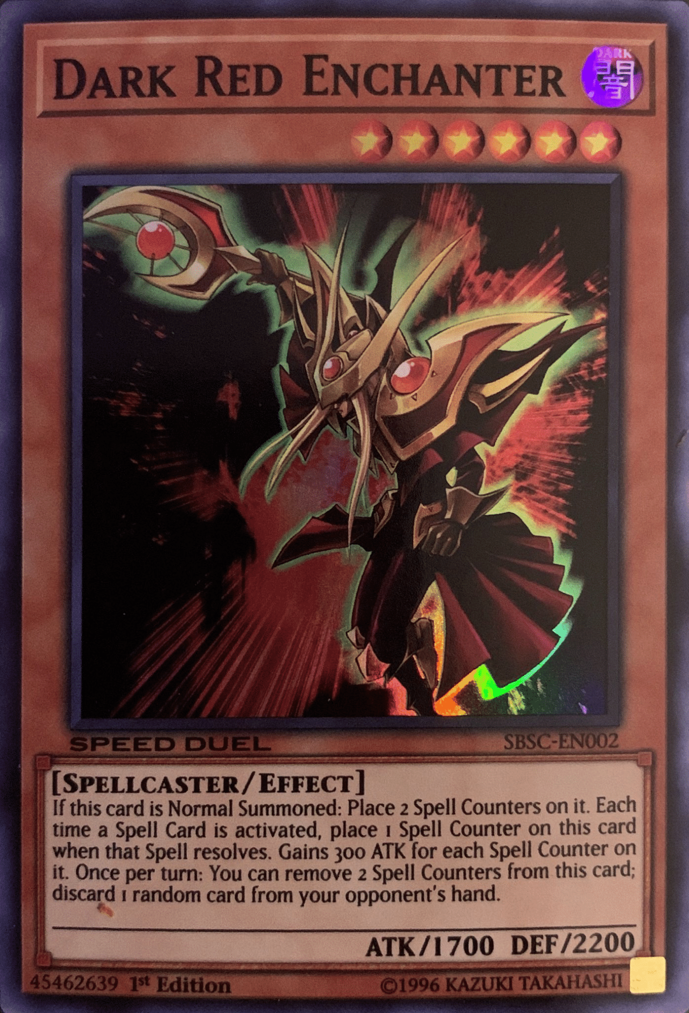 Dark Red Enchanter [SBSC-EN002] Super Rare | Gaming Infinity