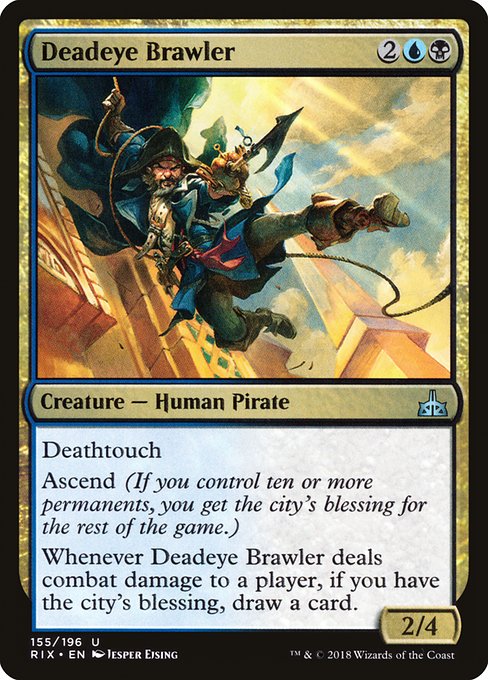 Deadeye Brawler [Rivals of Ixalan] | Gaming Infinity