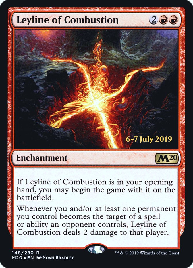 Leyline of Combustion  [Core Set 2020 Prerelease Promos] | Gaming Infinity
