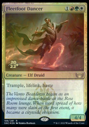 Fleetfoot Dancer [Streets of New Capenna Prerelease Promos] | Gaming Infinity