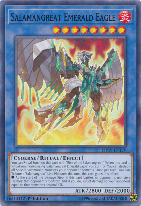 Salamangreat Emerald Eagle [MP19-EN179] Common | Gaming Infinity