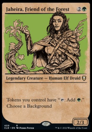 Jaheira, Friend of the Forest (Showcase) [Commander Legends: Battle for Baldur's Gate] | Gaming Infinity