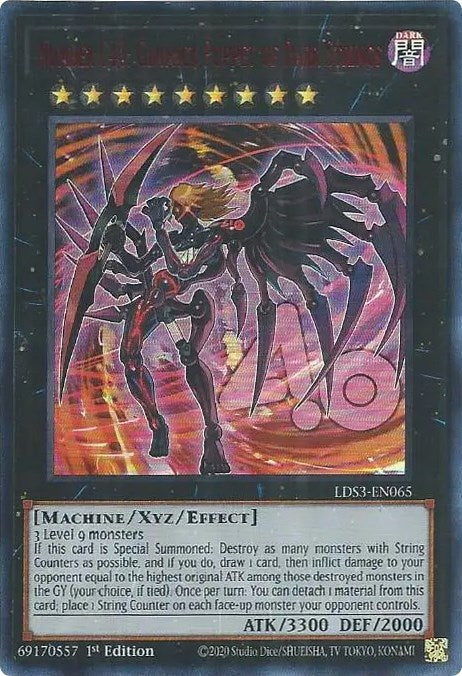 Number C40: Gimmick Puppet of Dark Strings (Red) [LDS3-EN065] Ultra Rare | Gaming Infinity